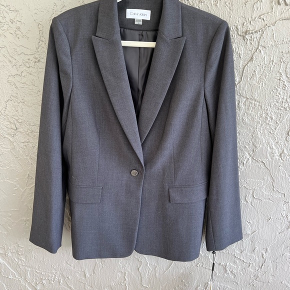 Calvin Klein Jackets & Blazers - Calvin Klein Dark Gray Women's Blazer